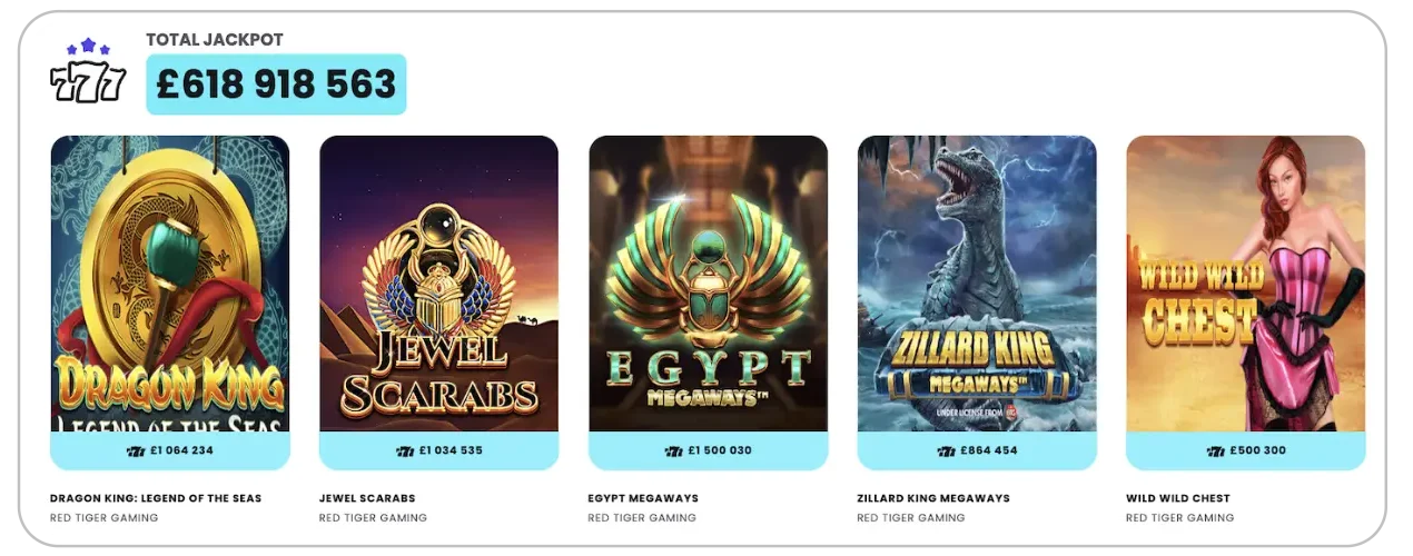 Jackpot slots at Queen Win Casino