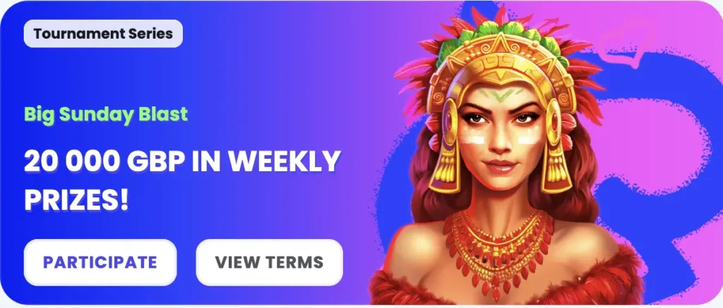 tournament banner with terms at casino Queenwin