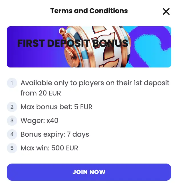  QueenWin’s Welcome Bonus